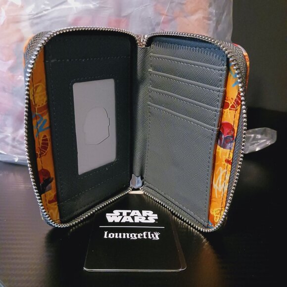 NEW 2PC Loungefly Star Wars Sabine Spray Paint Mini Backpack & Wallet Set‎ - Picture 16 of 16